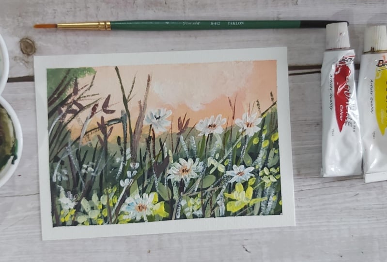 My Gouache Medow