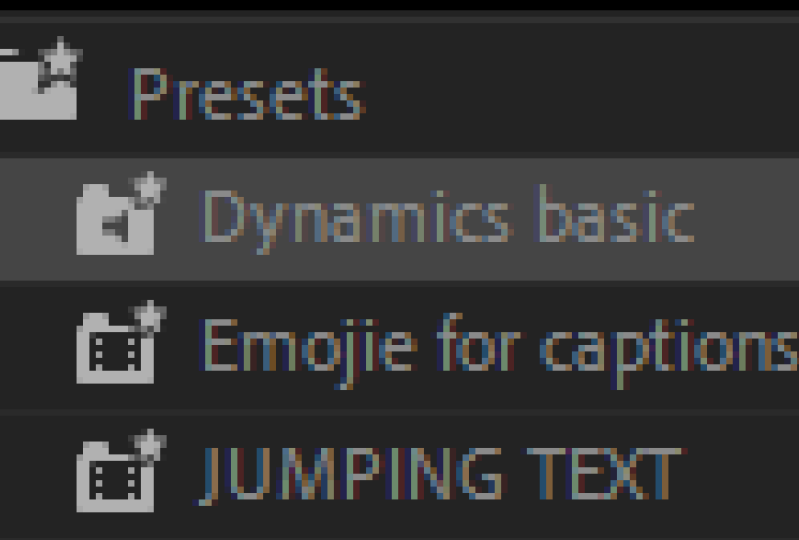learned How to Make Presets - Huge help