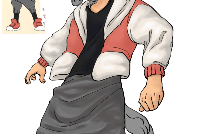 Clothes shading practice