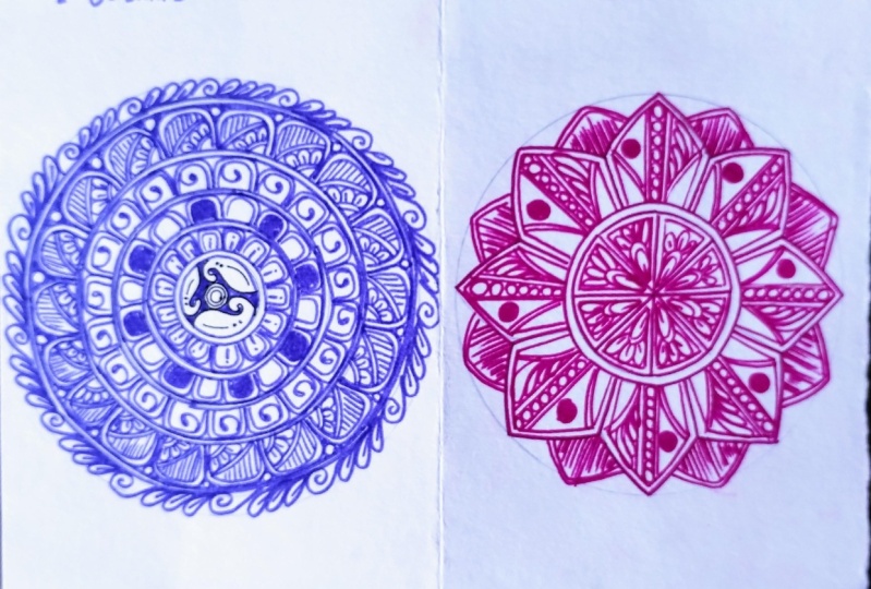 Mini mandala with Richa