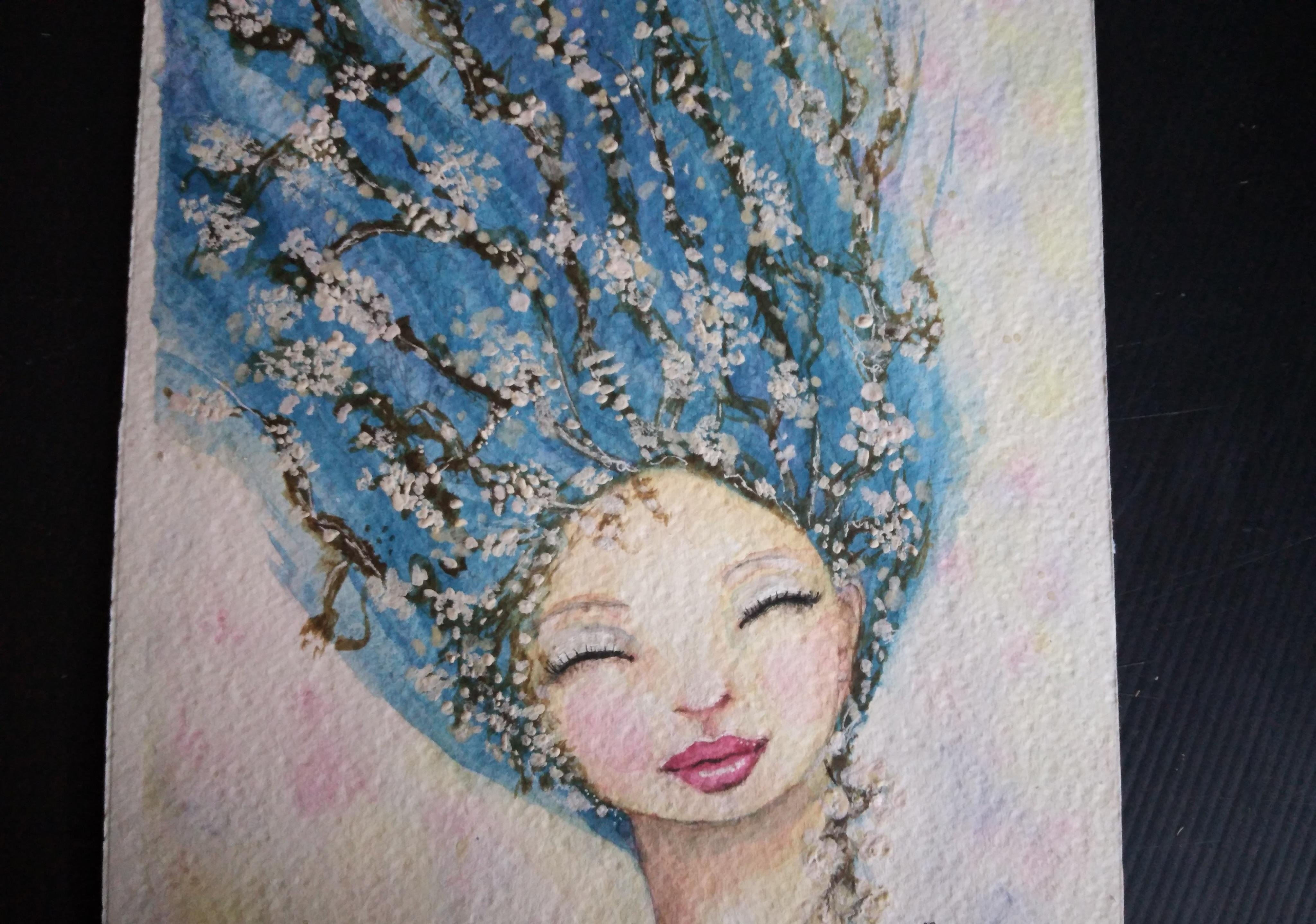 My floral girl - student project