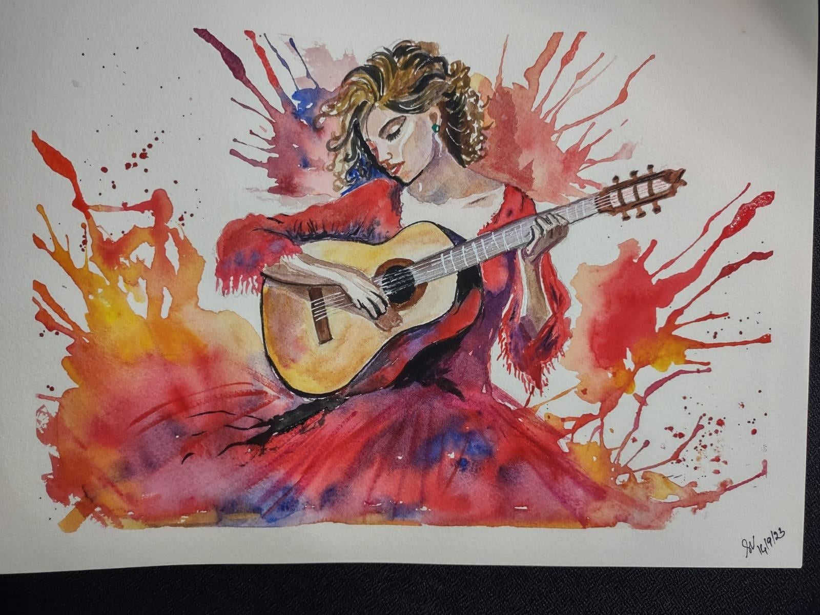 Flamenco dancer - student project