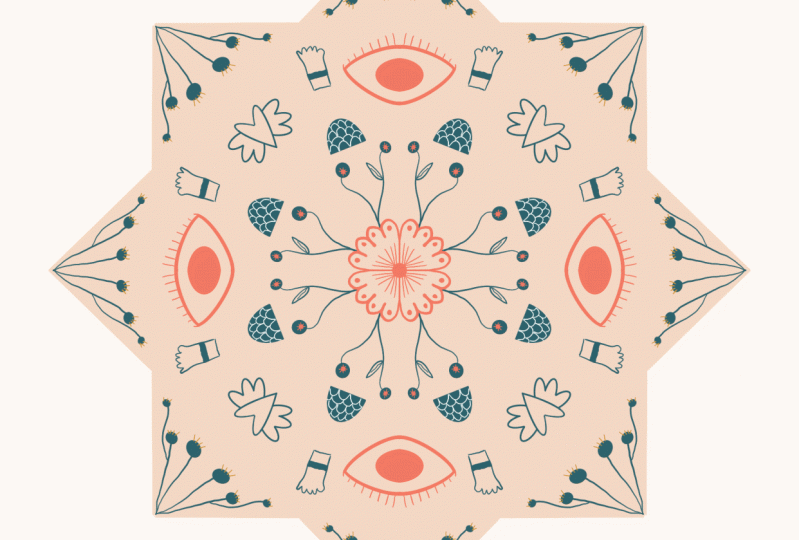 Joy and happiness mandala