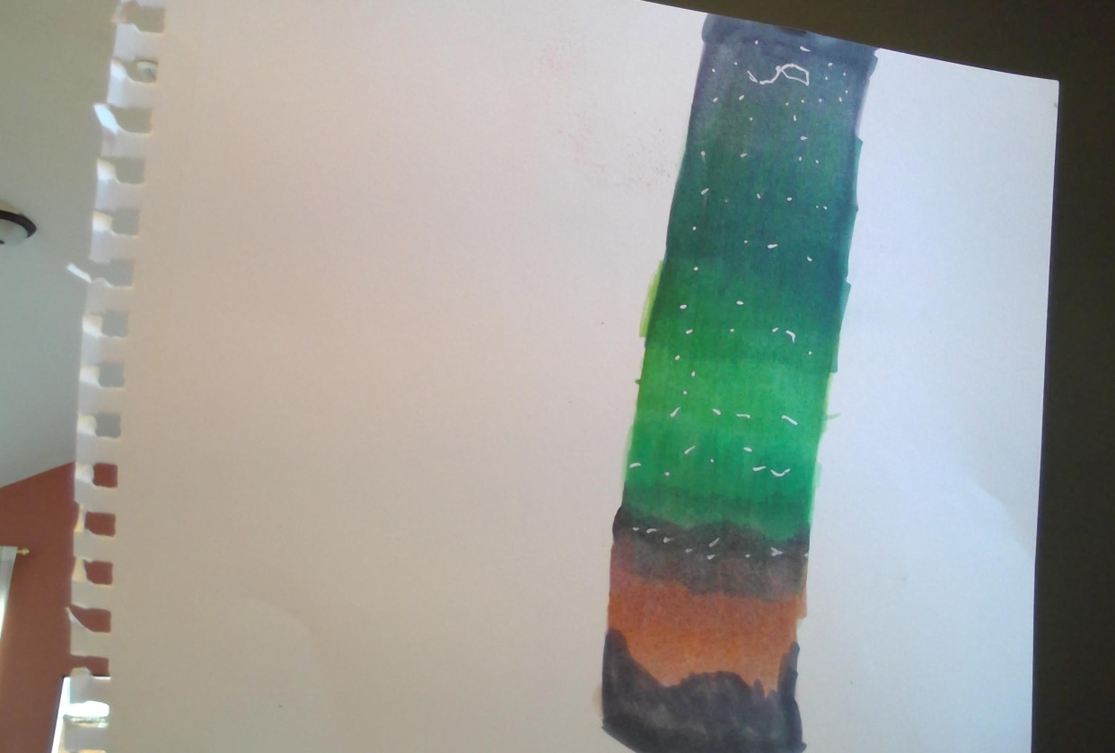aurora lights - student project