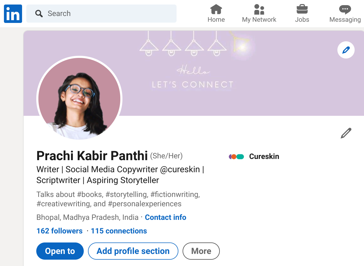 PrachiWrites - student project