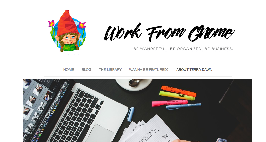 Work From Gnome - Organizing Small Businesses - student project