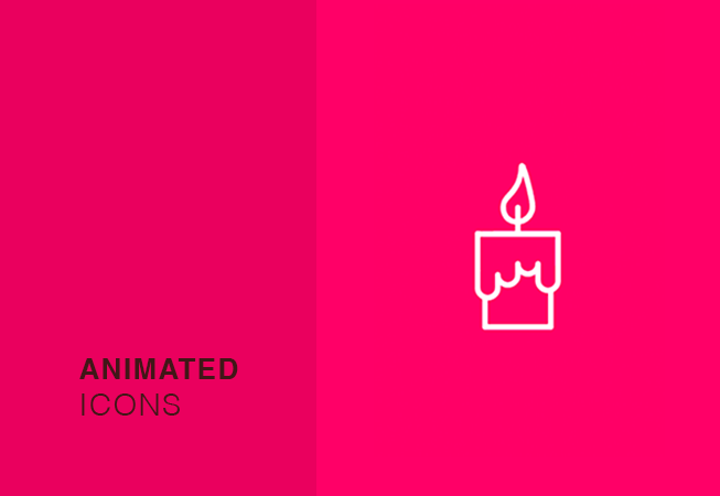 Animated icons - student project
