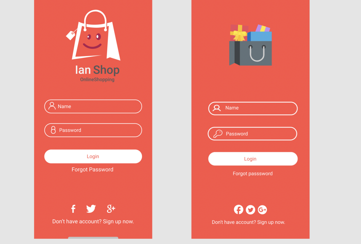 Copy design - student project
