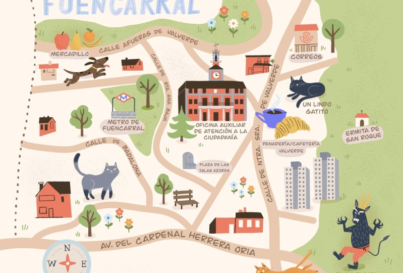 Mapa de Fuencarral