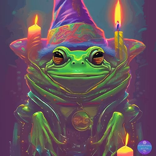 NFT The Froggy Wizard - student project