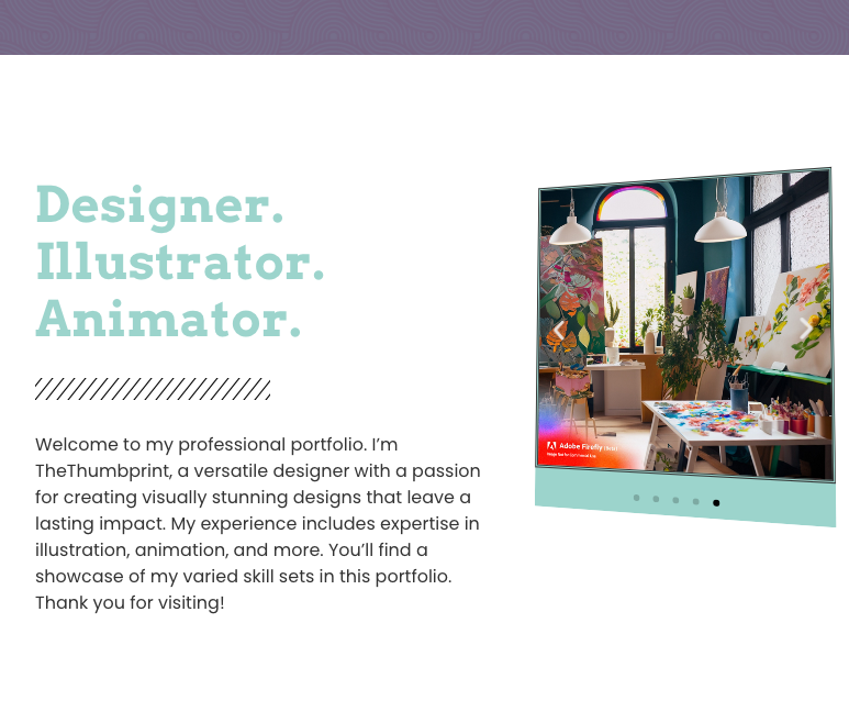 TheThumbprint: Practice Site with Wordpress and Elementor