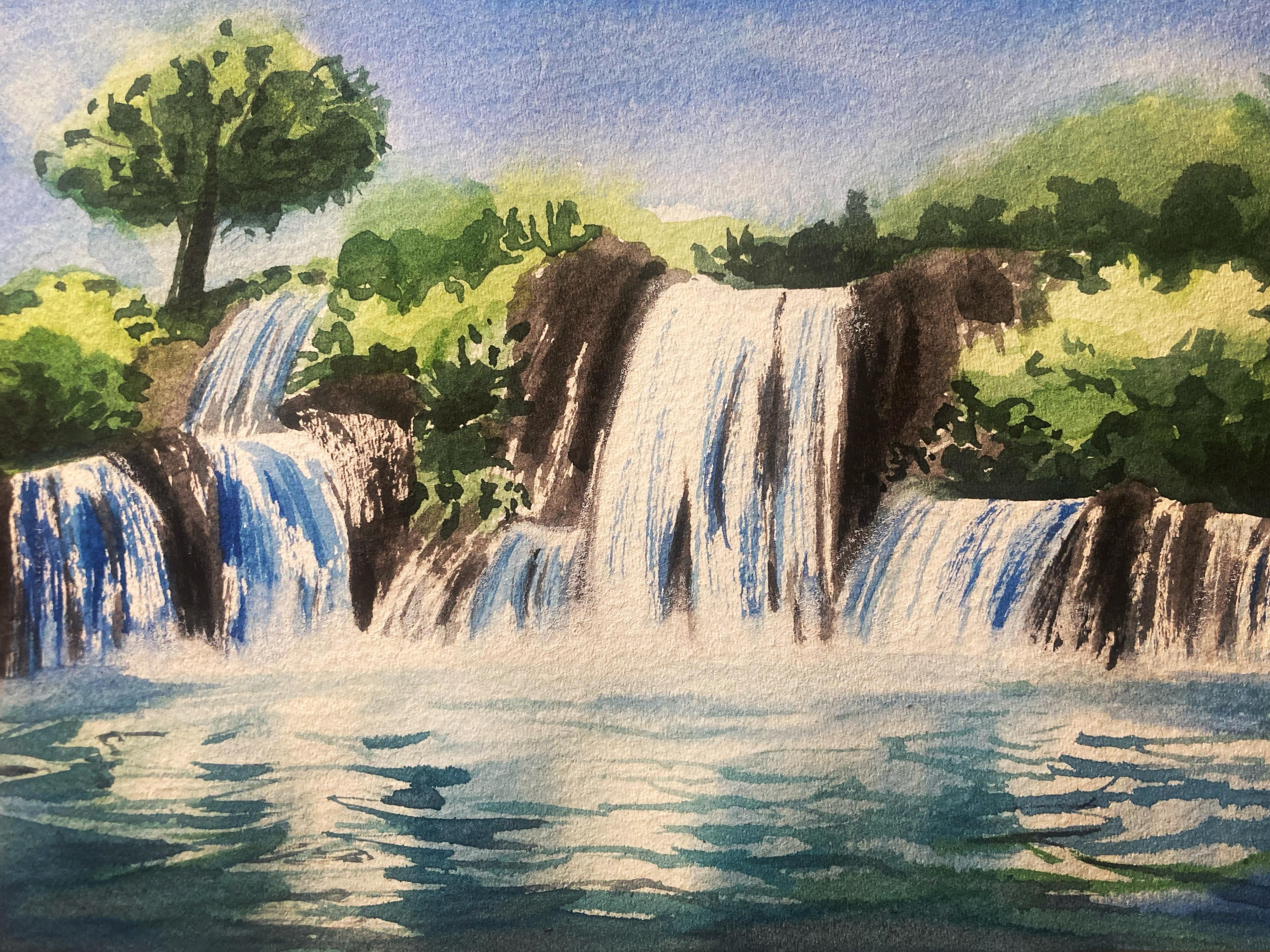 waterfall - student project