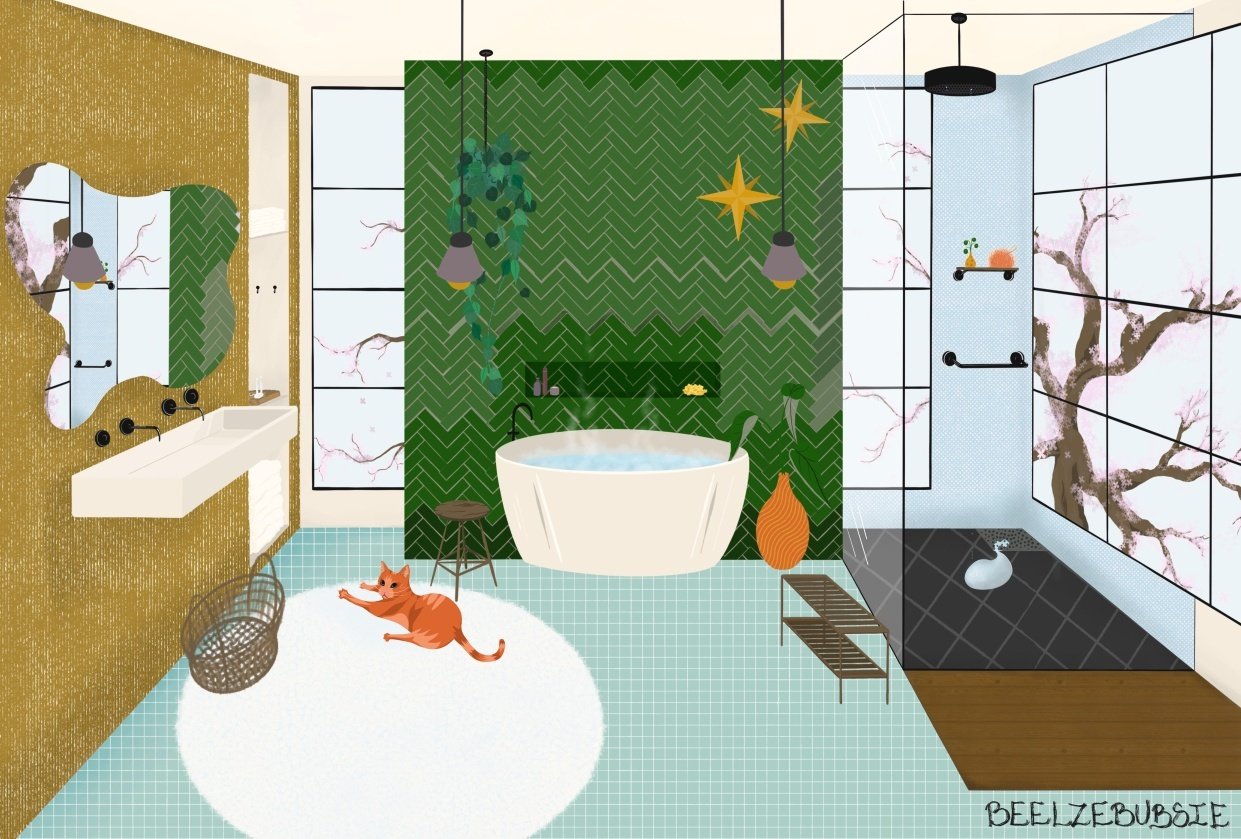 Bauhaus Bathroom - student project
