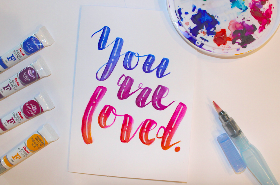 Greeting Card: You are Loved - student project