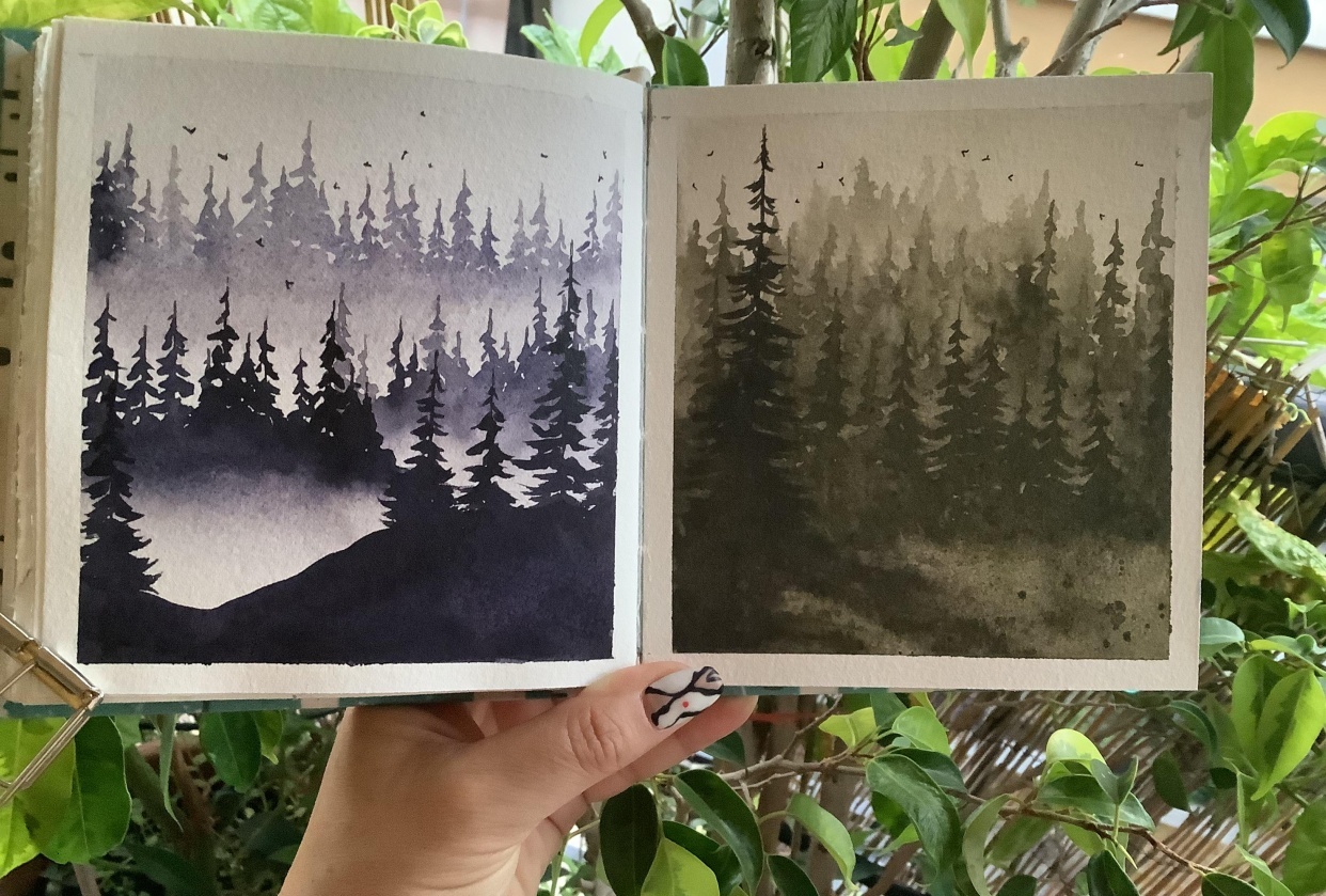 Moody landscapes - student project