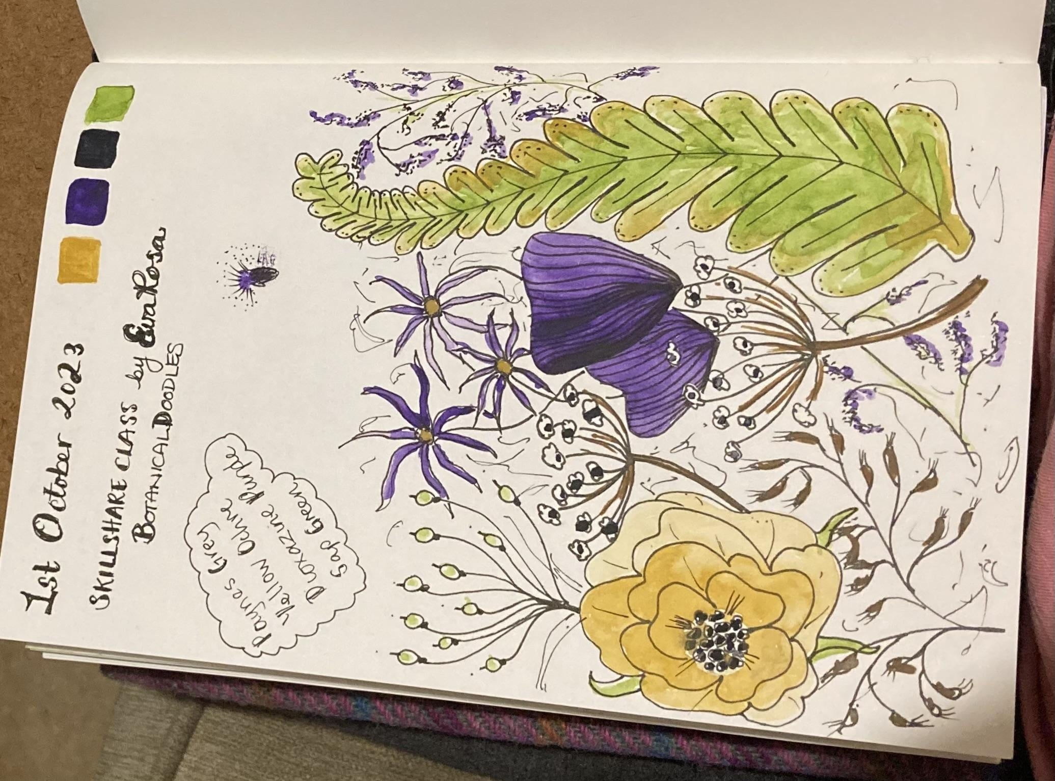 Sketchbook practice - student project