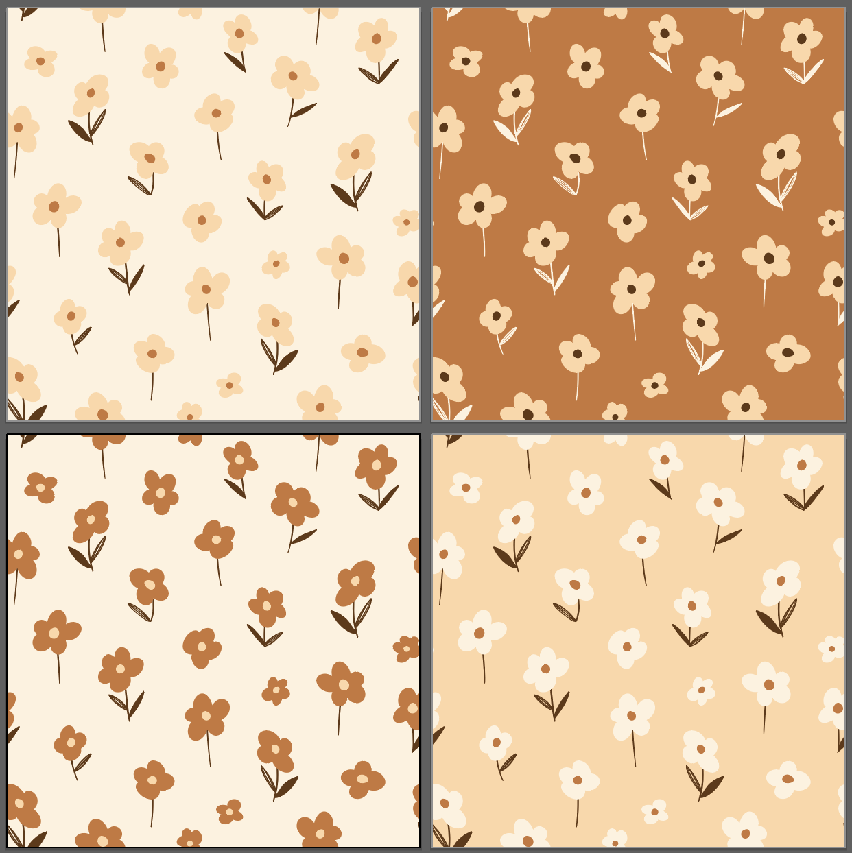 Fall Flowers - student project