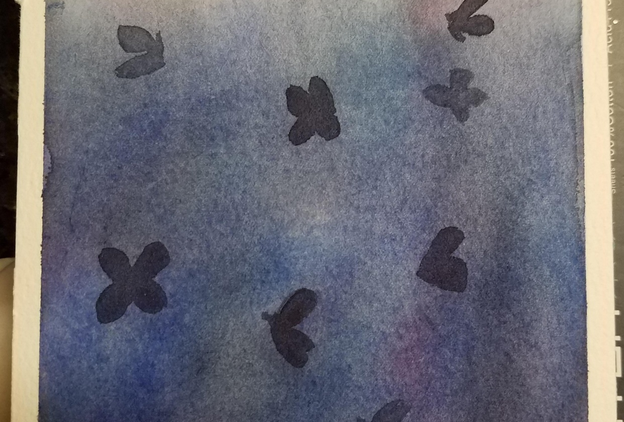 Glazing background - student project