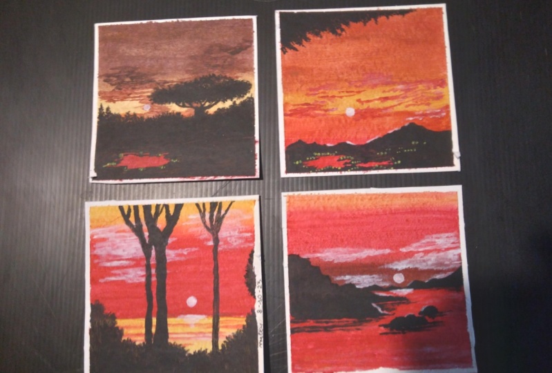 My first gouache project