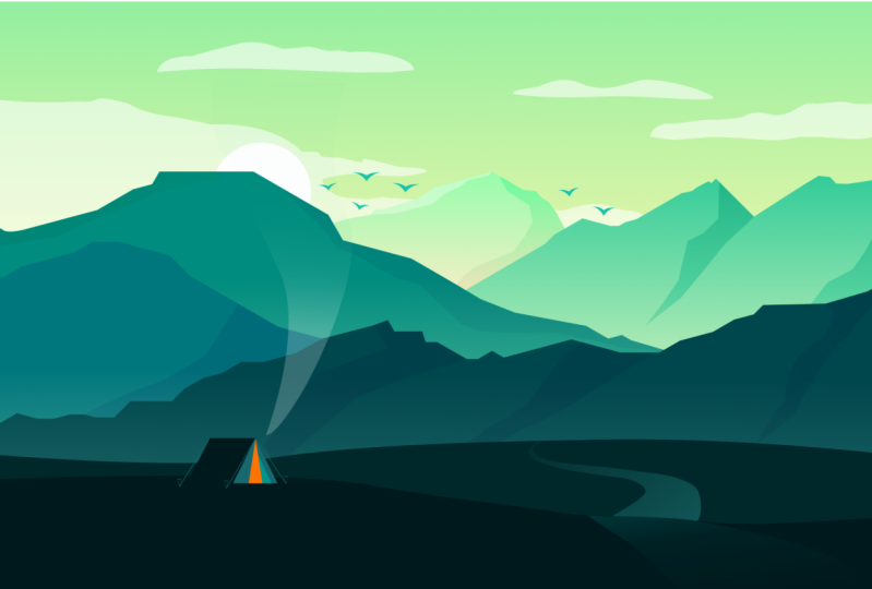 Inkscape landscape