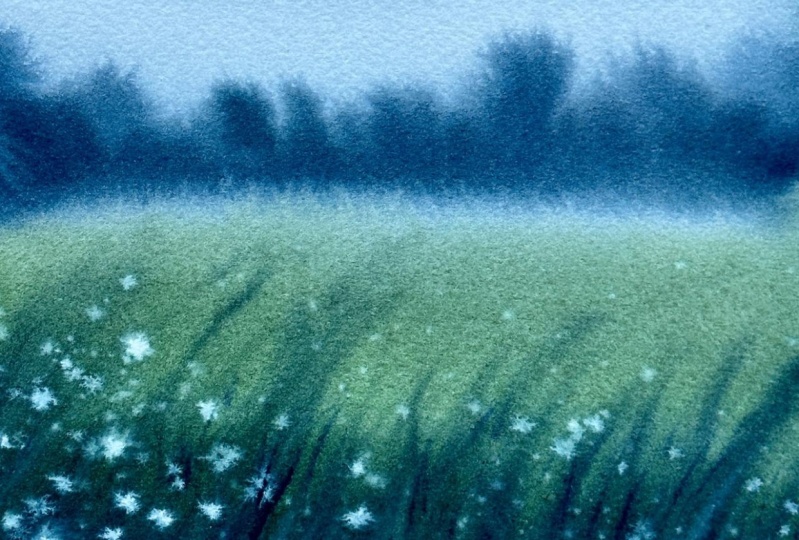 Moody Watercolor Landscapes