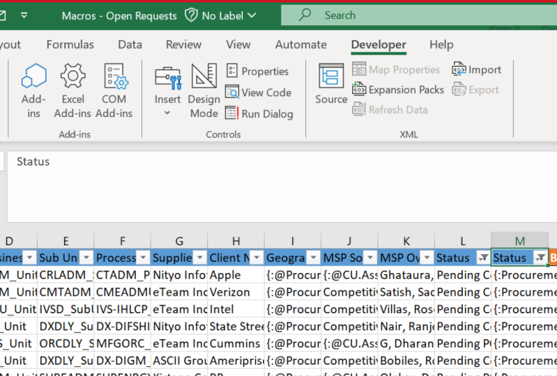 Advance Macros for Operations