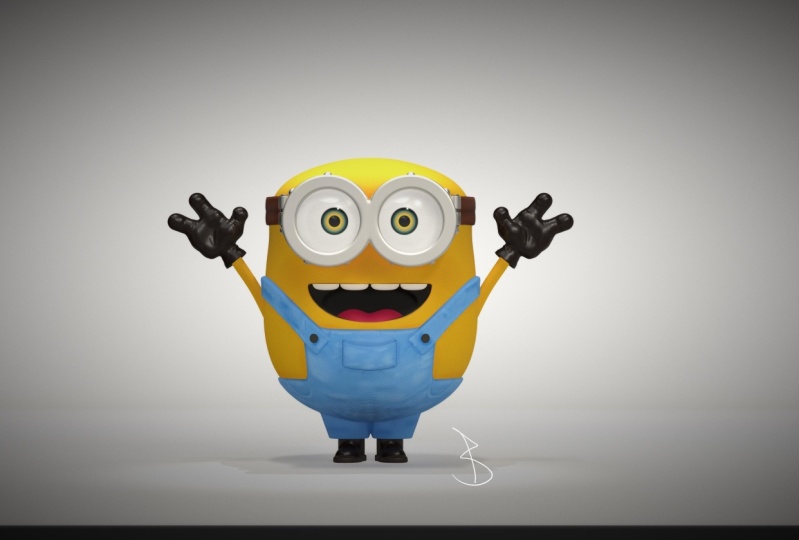 Minion sculpt on a generic android tablet