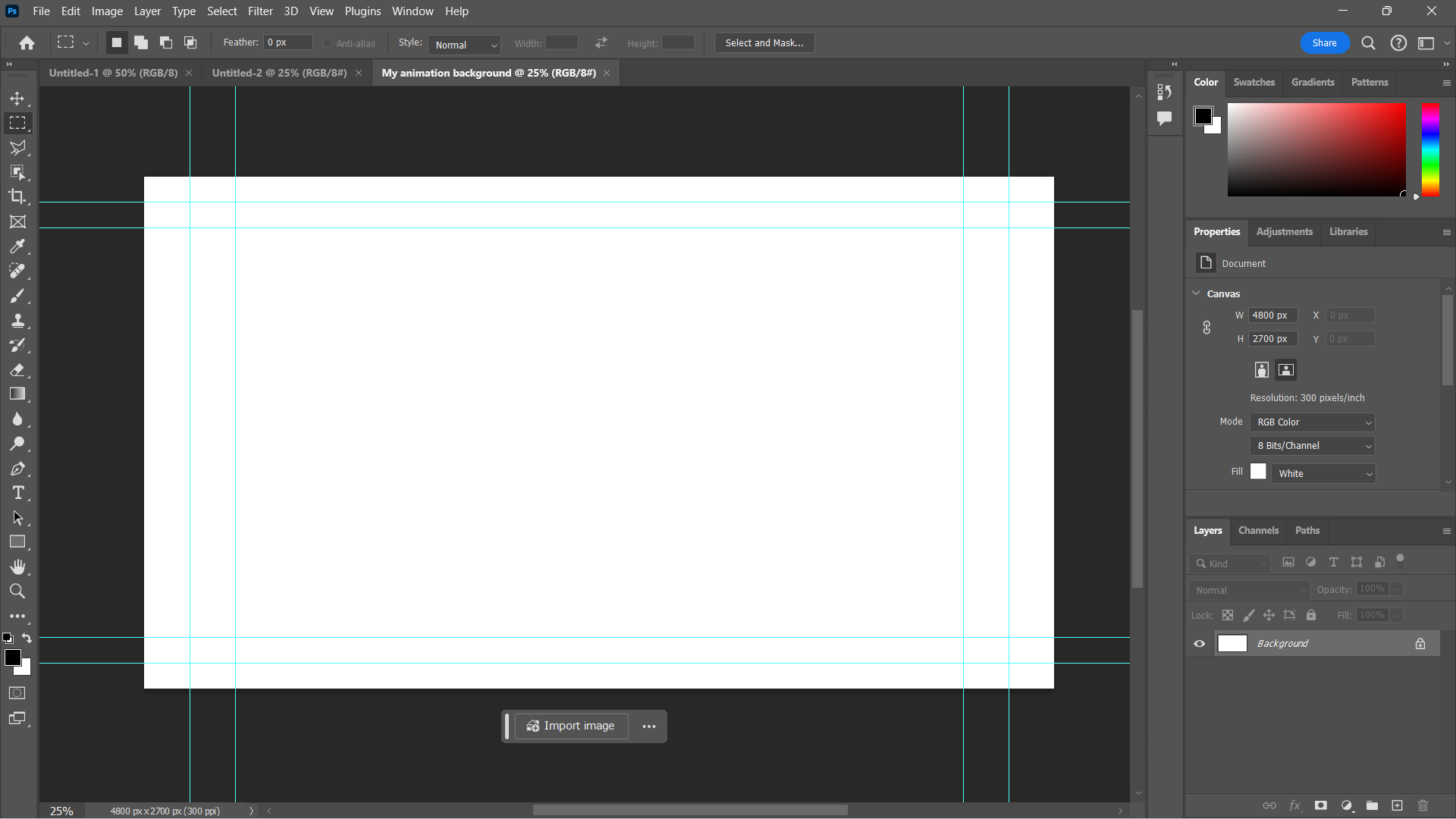 (Un)customized PhotoShop settings - student project