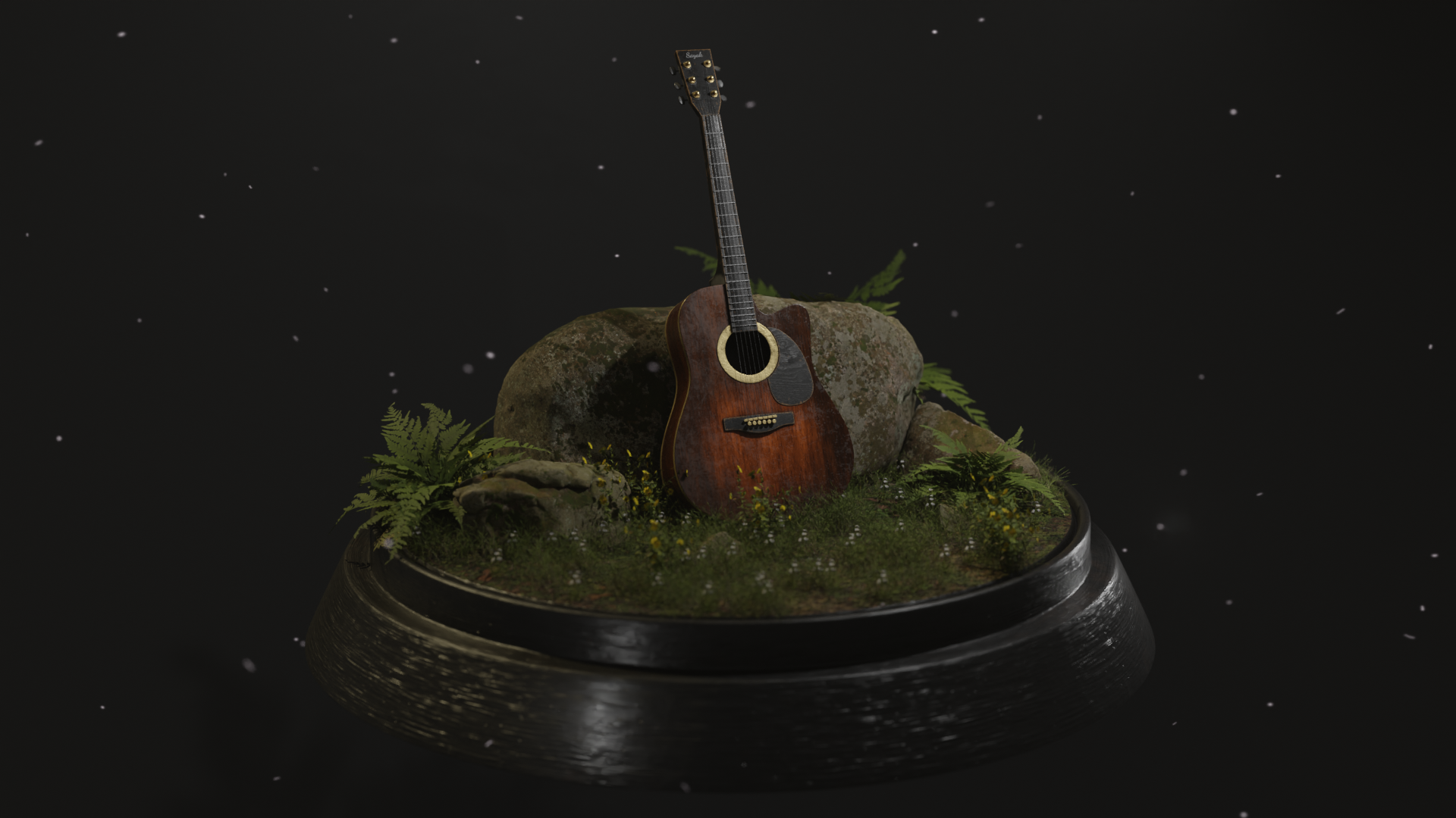 Guitar Miniature - student project