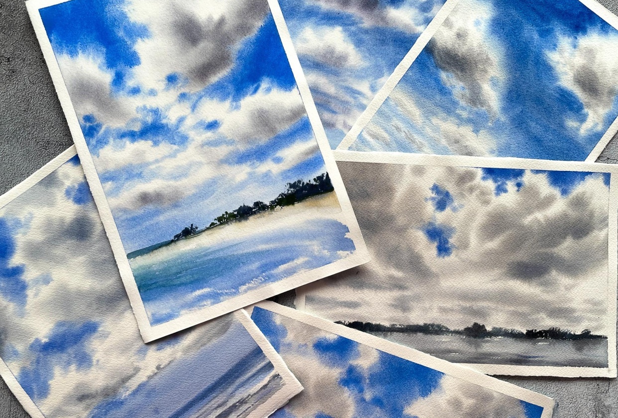 White Clouds Practice - student project