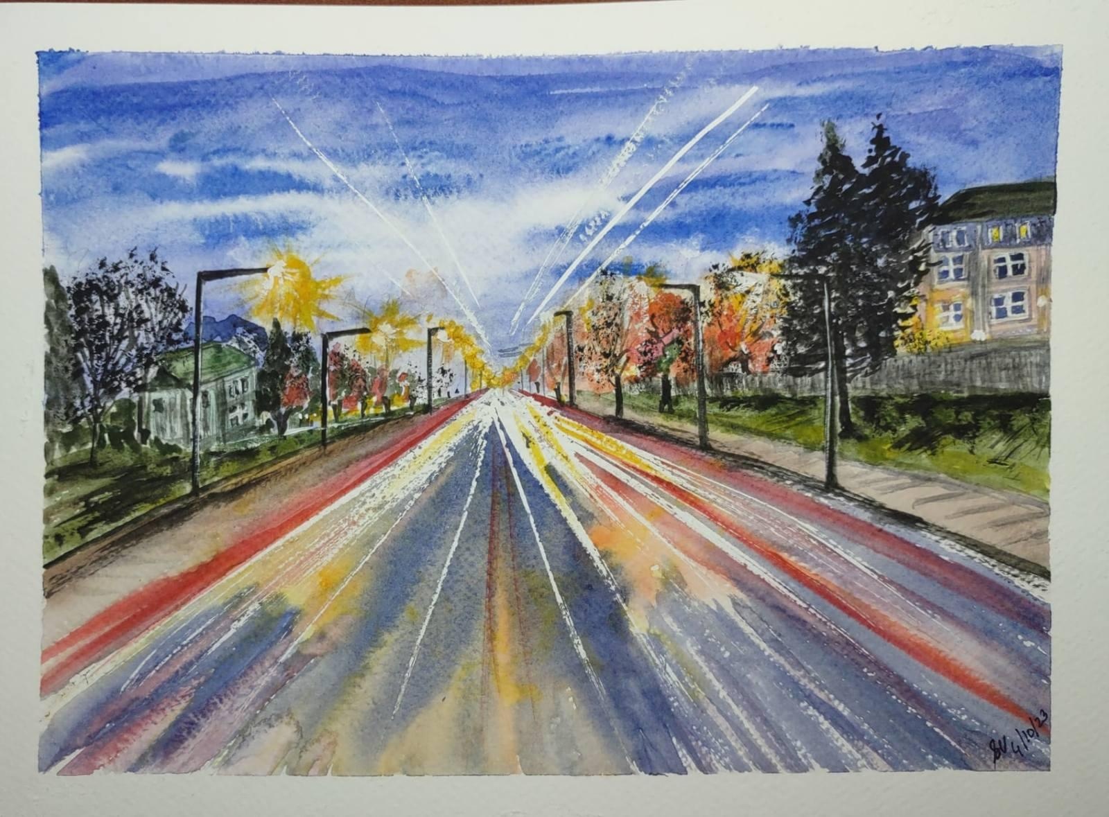 Zipping highway - student project