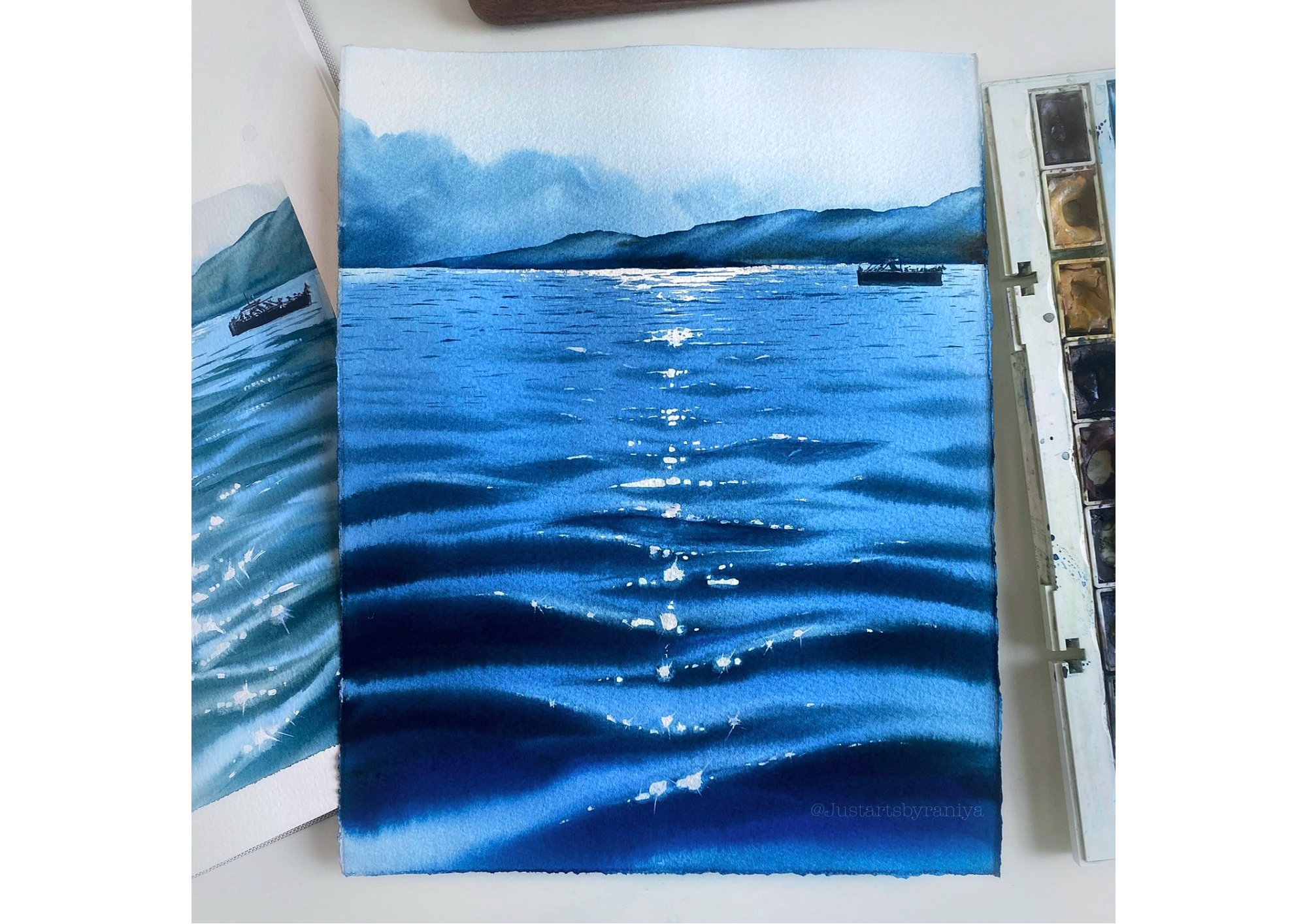 Sparkling Waves - student project