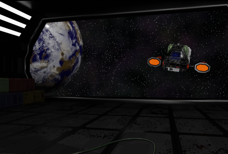 Spaceship landing