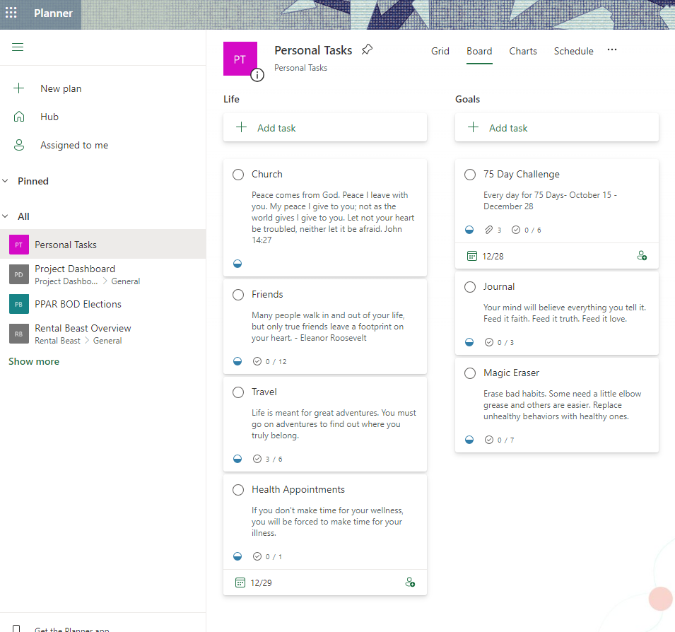 Planner Project - student project