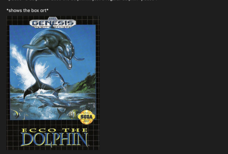 Ecco the Dolphin Script