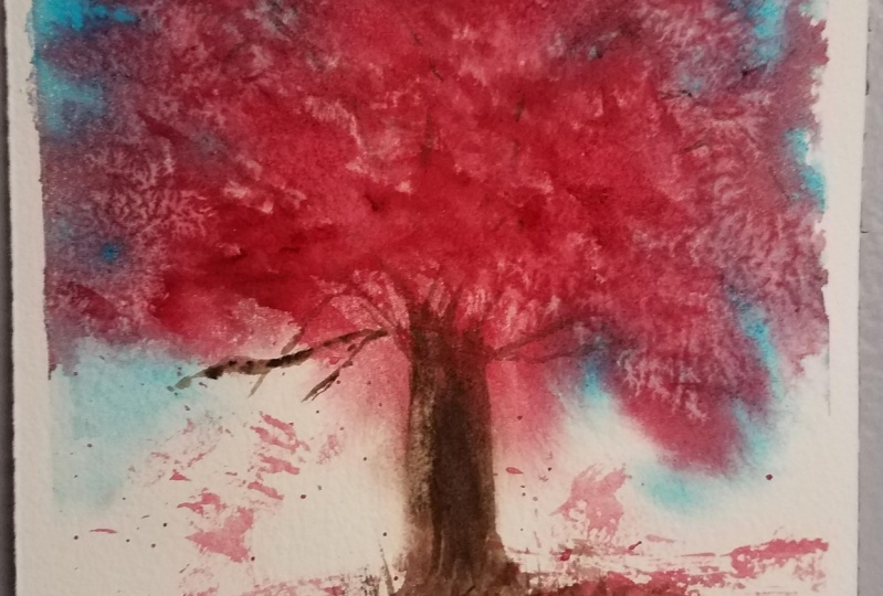 Whimsical Cherry Blossom tree
