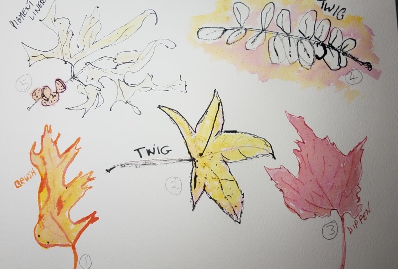 Different tools and dyes
