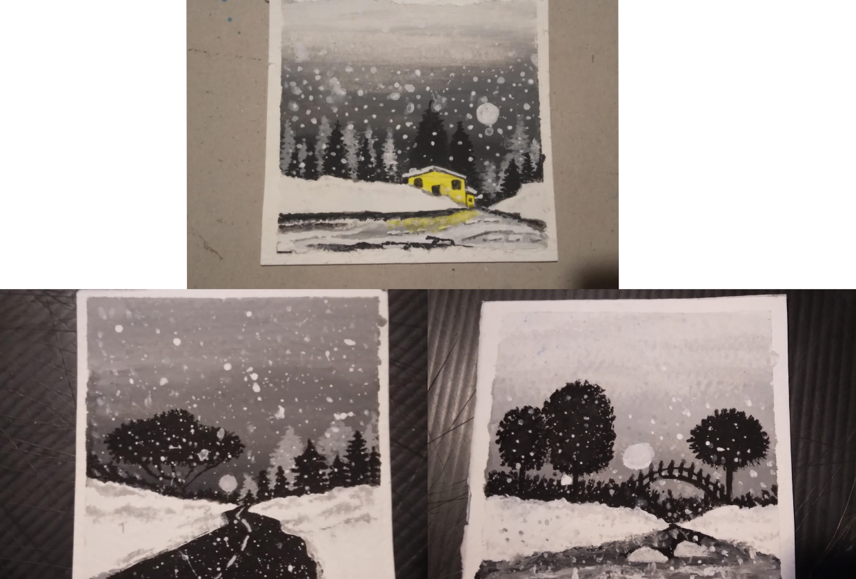 Snowy landscapes - student project