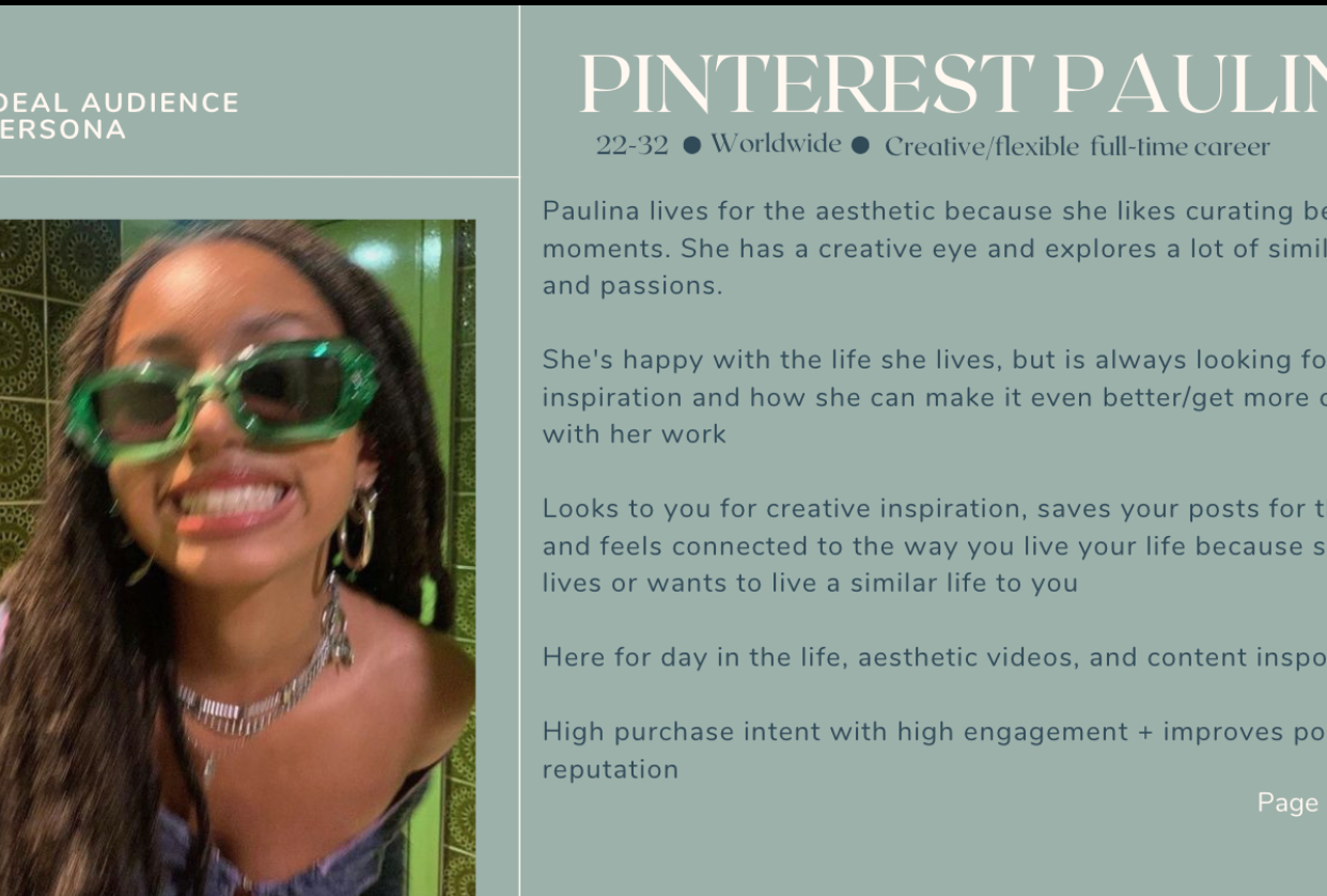 Building My Ideal Audience Personas - student project