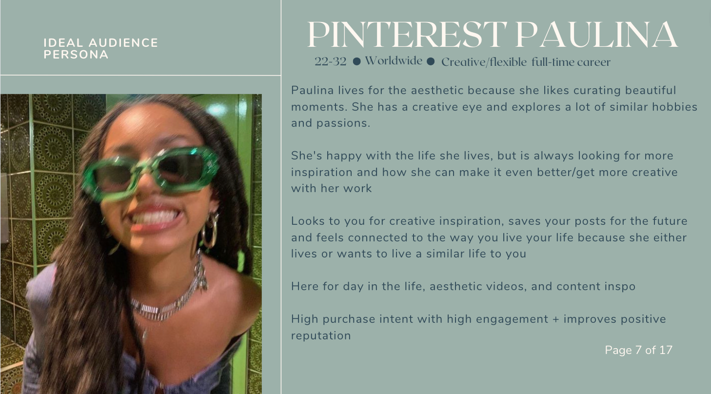 Building My Ideal Audience Personas - student project