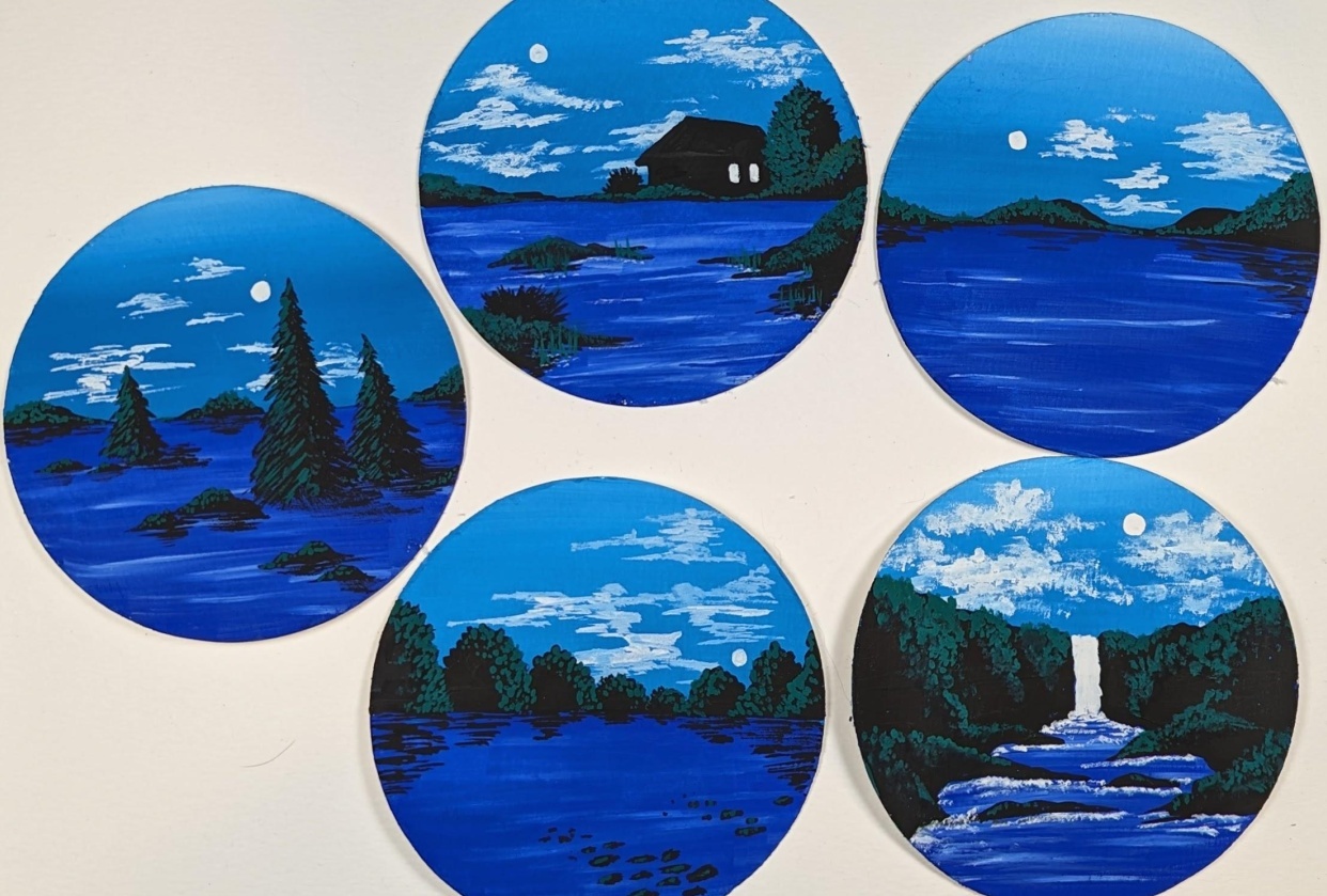Fun and Relaxing Intro to Gouache - student project