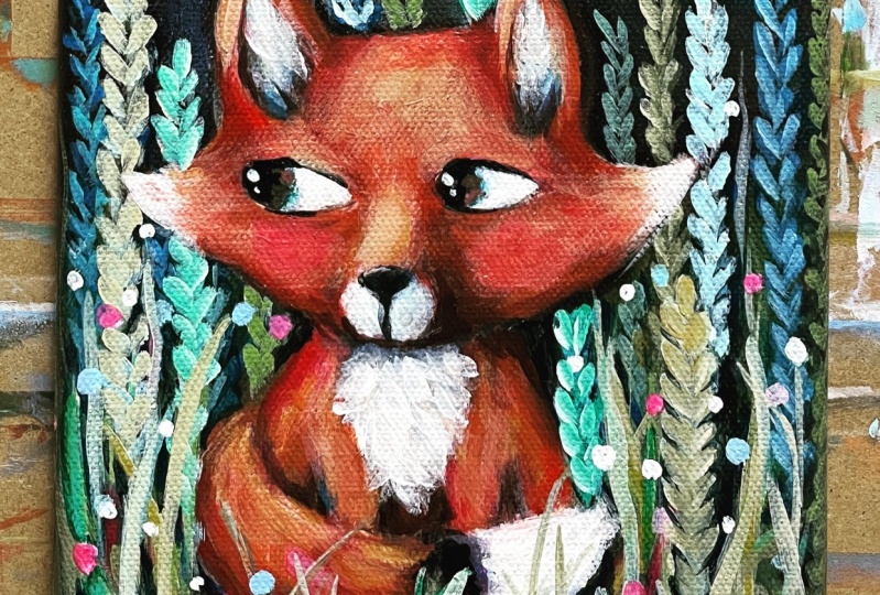 Cute fox
