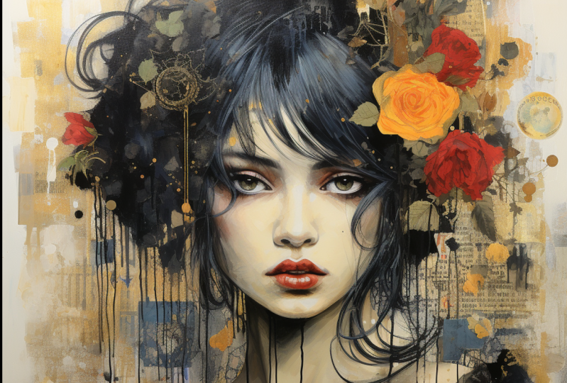 Ai Midjourney / Painting Style Portrait