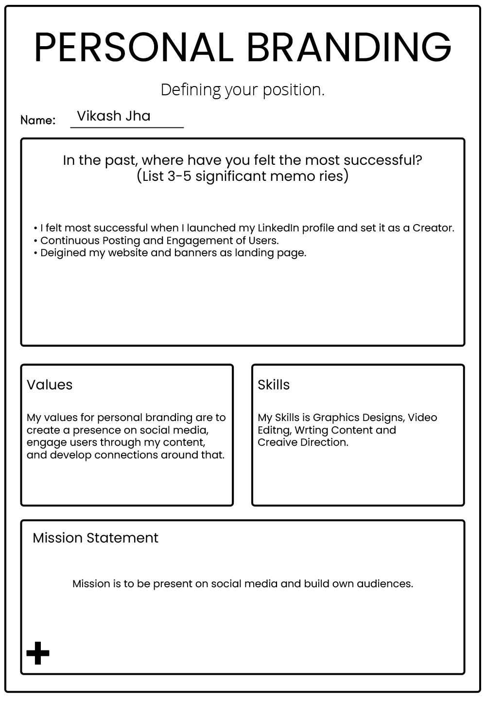 Personal Branding Assignment