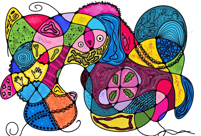 Neurographic art part 3 and four proud ladies!
