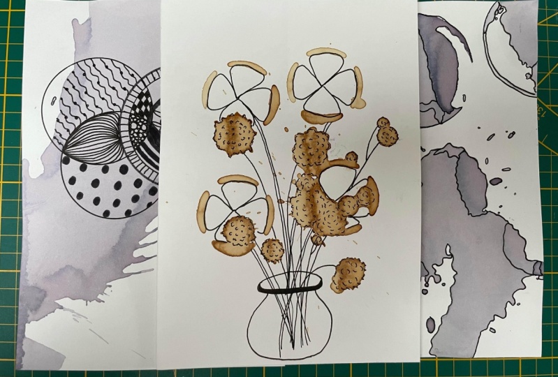 Mindful art out of stains