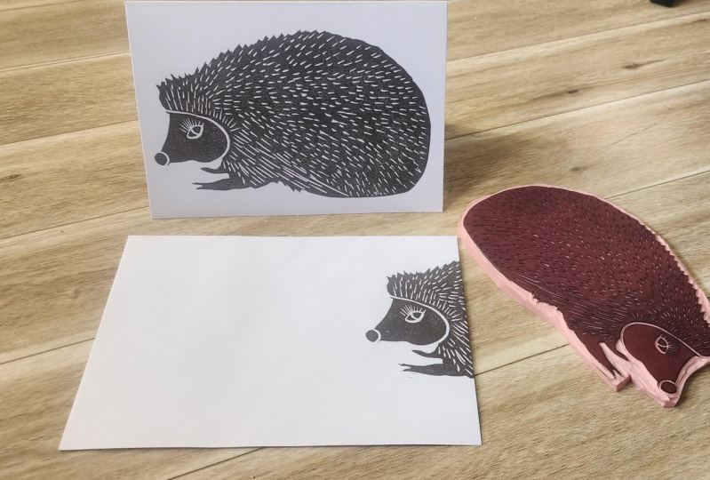 Hedgehog greeting card