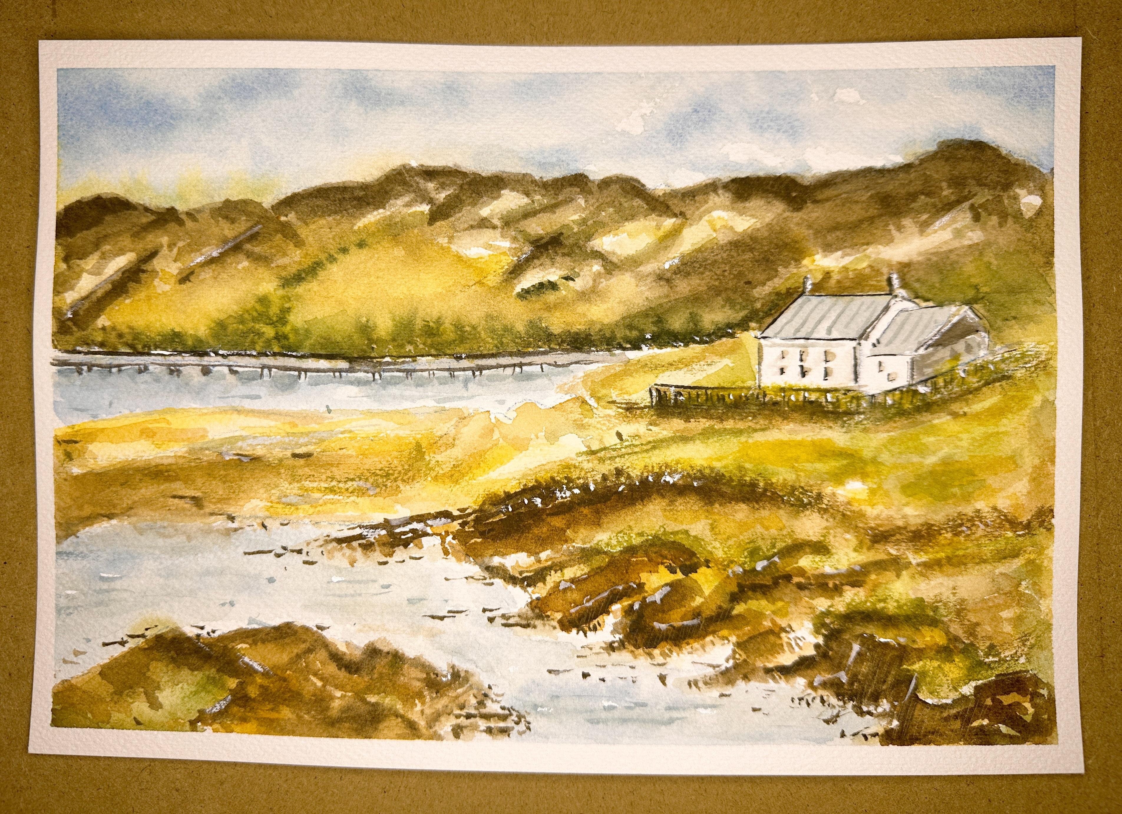 Loose  Landscape Painting - student project