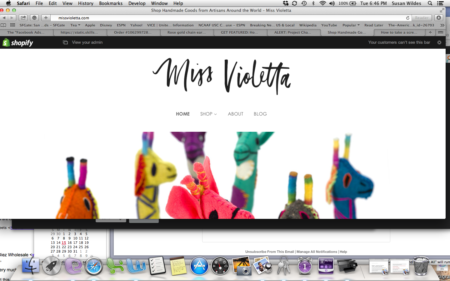 MissVioletta.com - student project