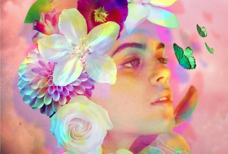 dreamy woman